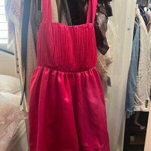 1X Poofy Pink Party Dress from Anthropologie BRAND NEW Retro 2000s Vibe